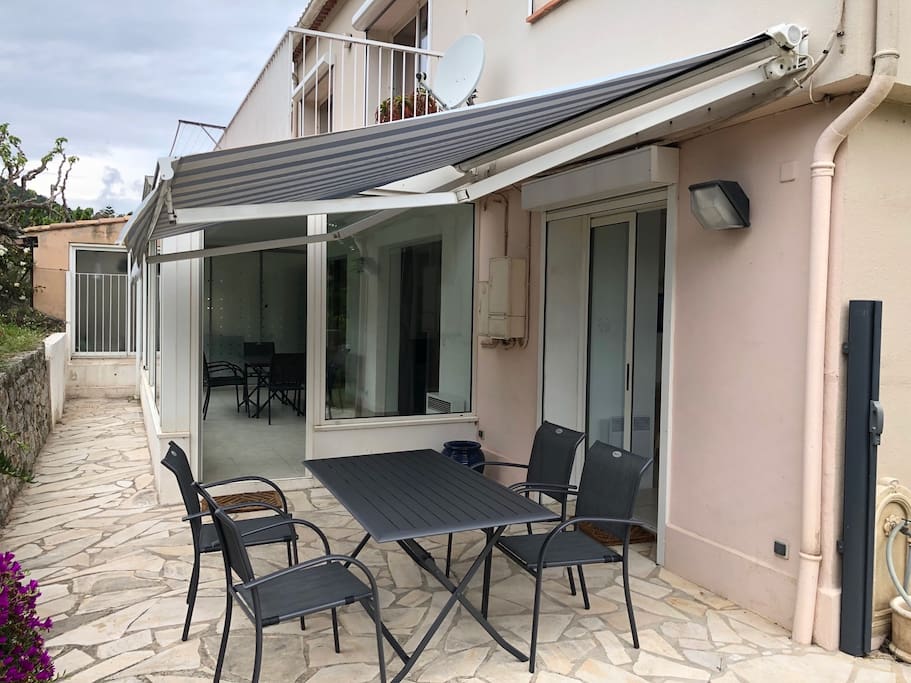 Terrasse ombragée