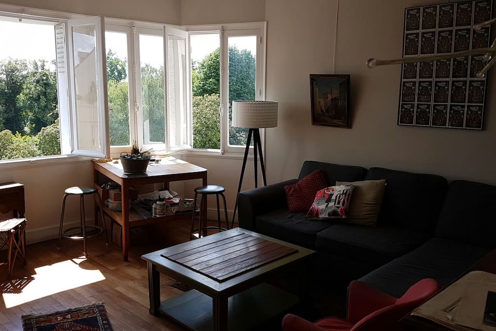 salon lumineux vue dégagée