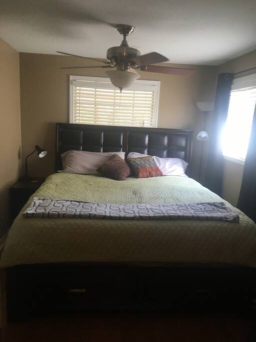 King size bed in Master