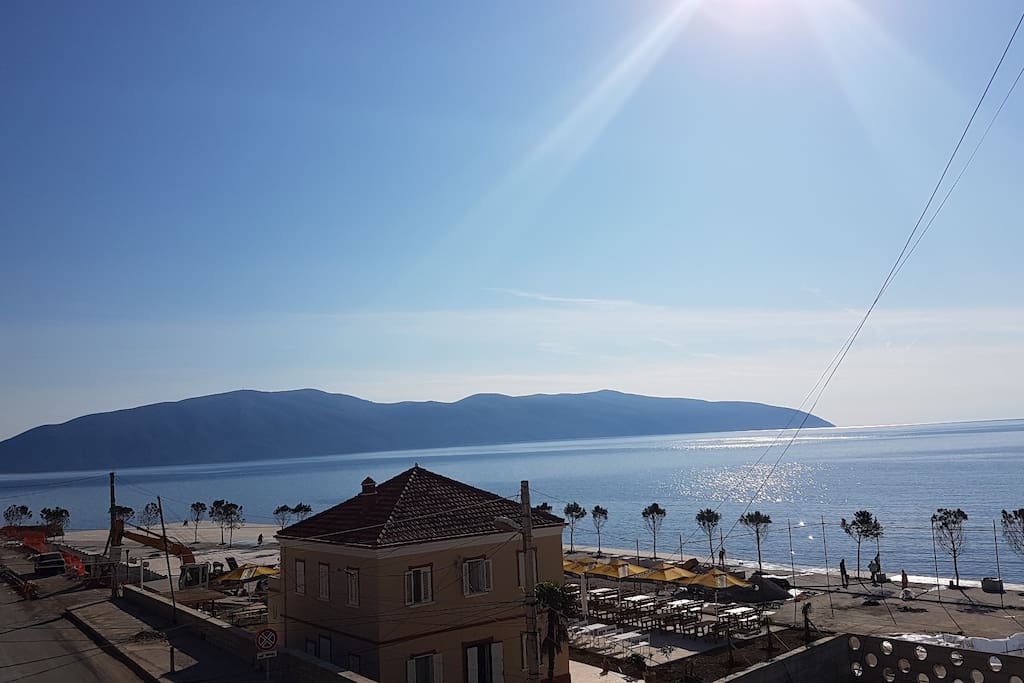 Uninterrupted sea view from the apartment balcony!