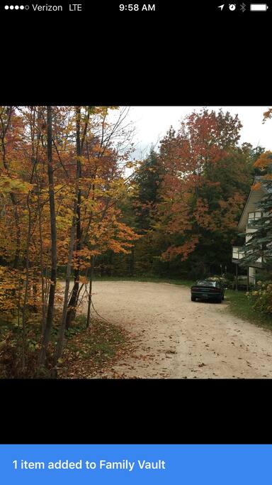 Just a picture of the driveway - as you can see, there is plenty of room for parking.