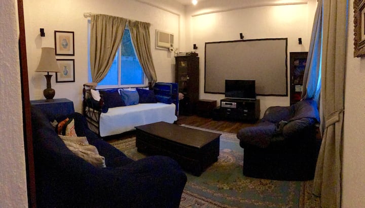 Ден со дневен кревет покрај прозорецот (само собата долу)