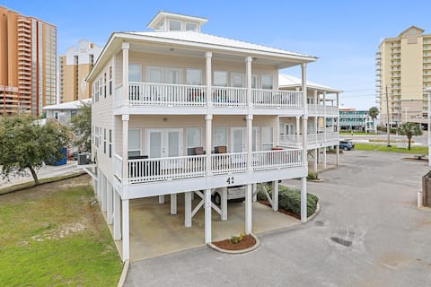 Bama Barefoot- Lagoon-View Duplex Near Beach + Poo