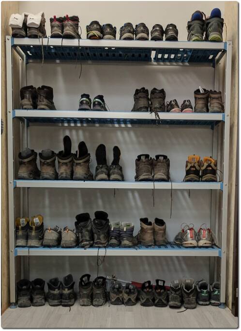 Estantería para botas