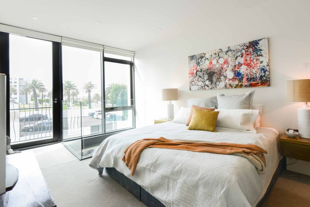 Large open light and airy master bedroom