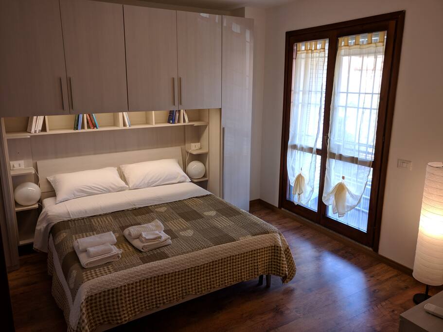 The largest bedroom