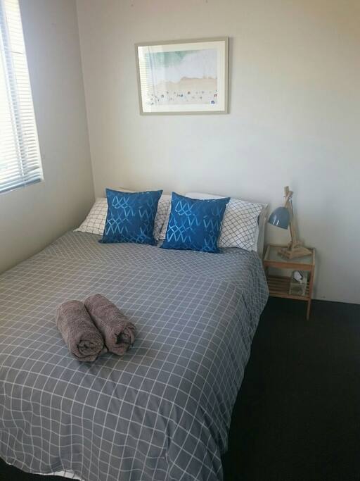 Comfy double bed