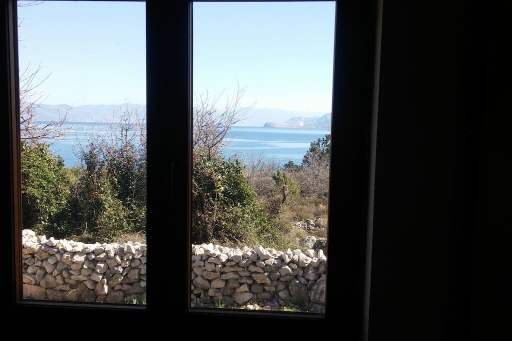 Nice view from the windows to the see.