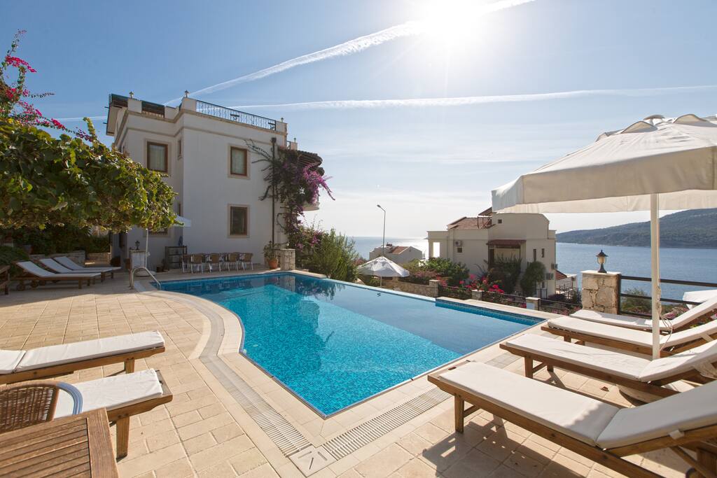 Pool Area and Sea Views