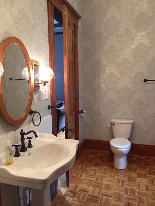 Downstairs half bathroom