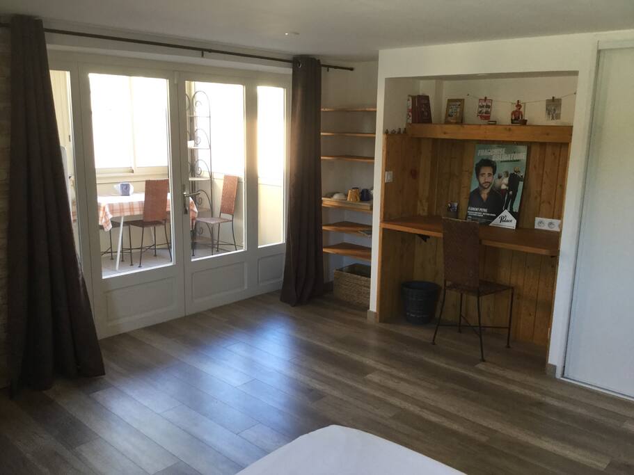 Vue depuis le lit