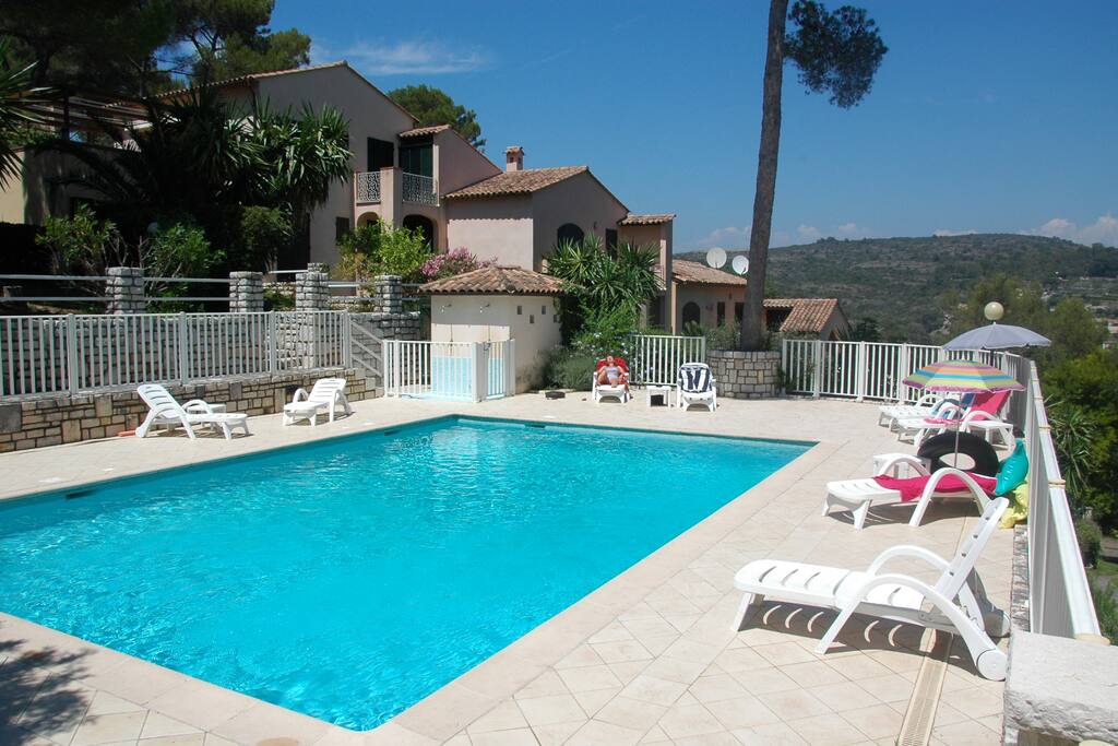 Pool on the compound