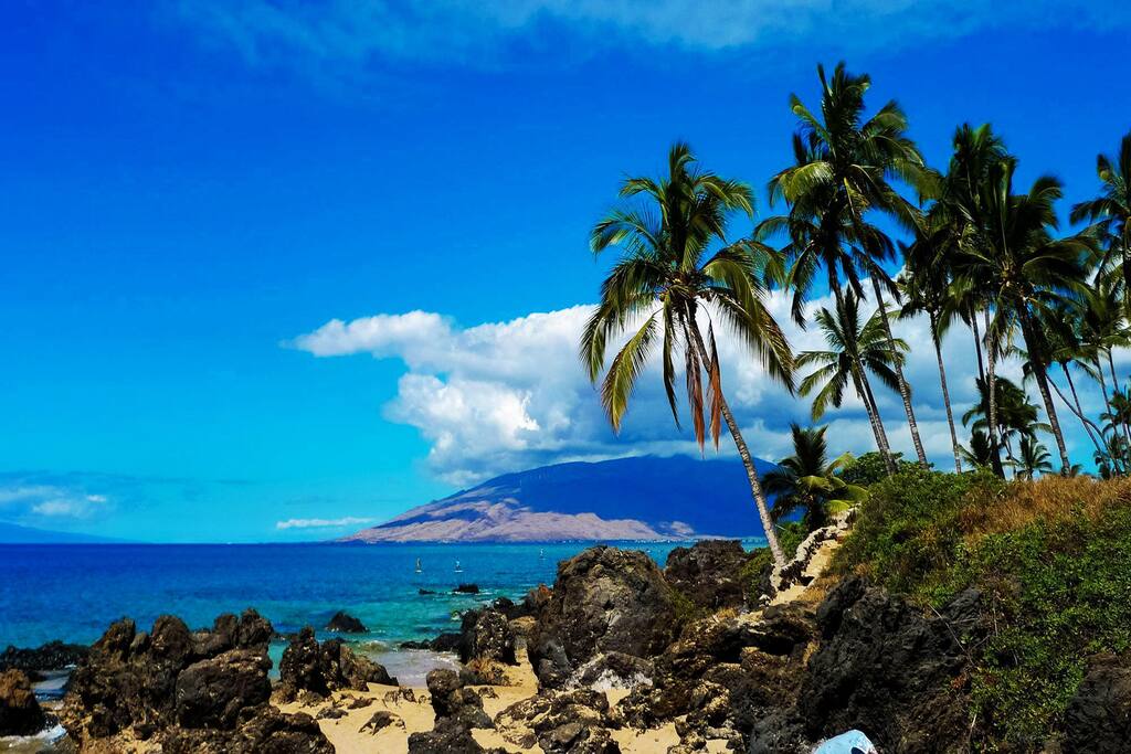 Charley Young Beach is half a block away
