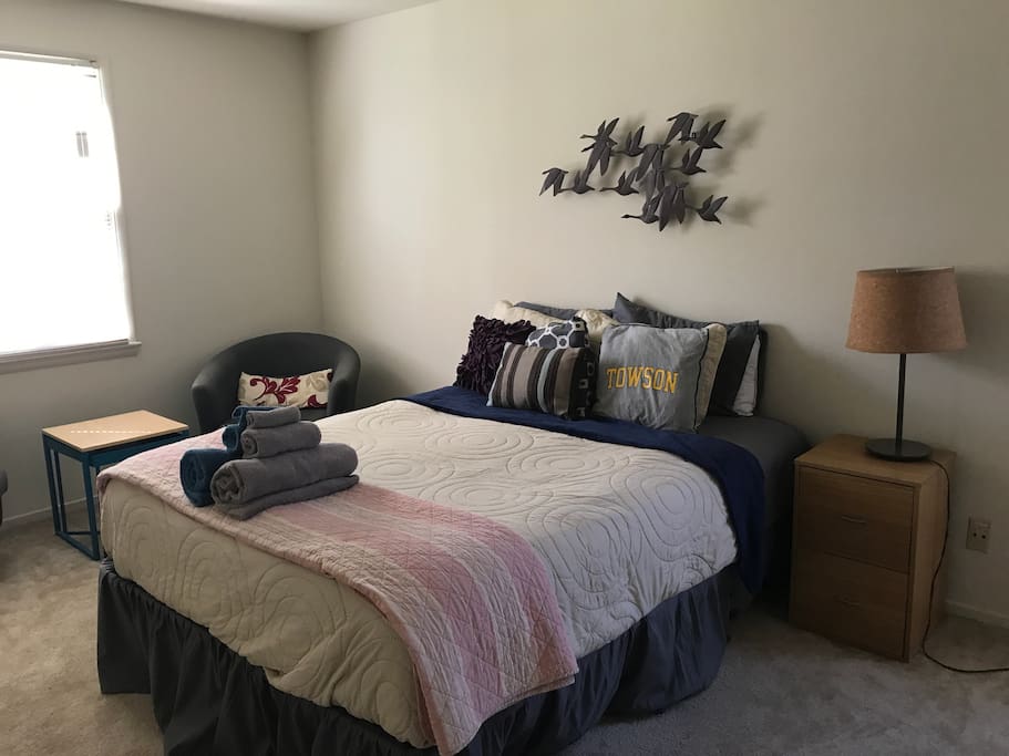 Bedroom with sitting area