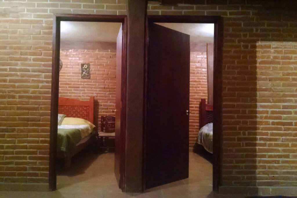 Dos recámaras dentro de la villa