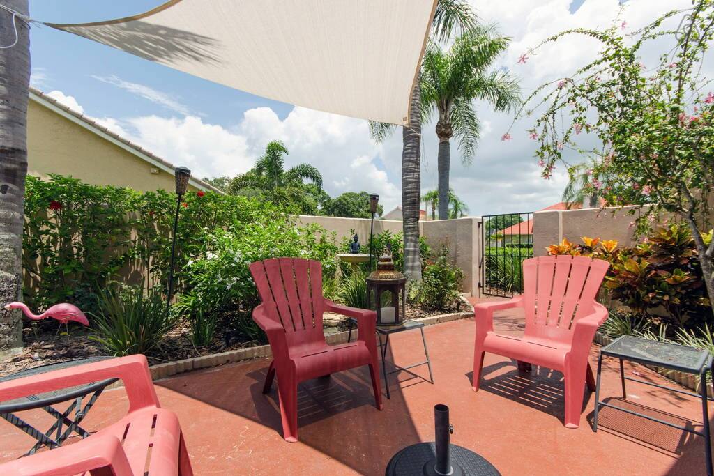 Private Patio attached to Suite.
