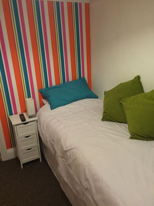 newly decorated. 3ft single orthopaedic bed