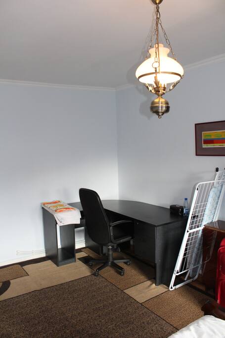 Main bedroom with working desk