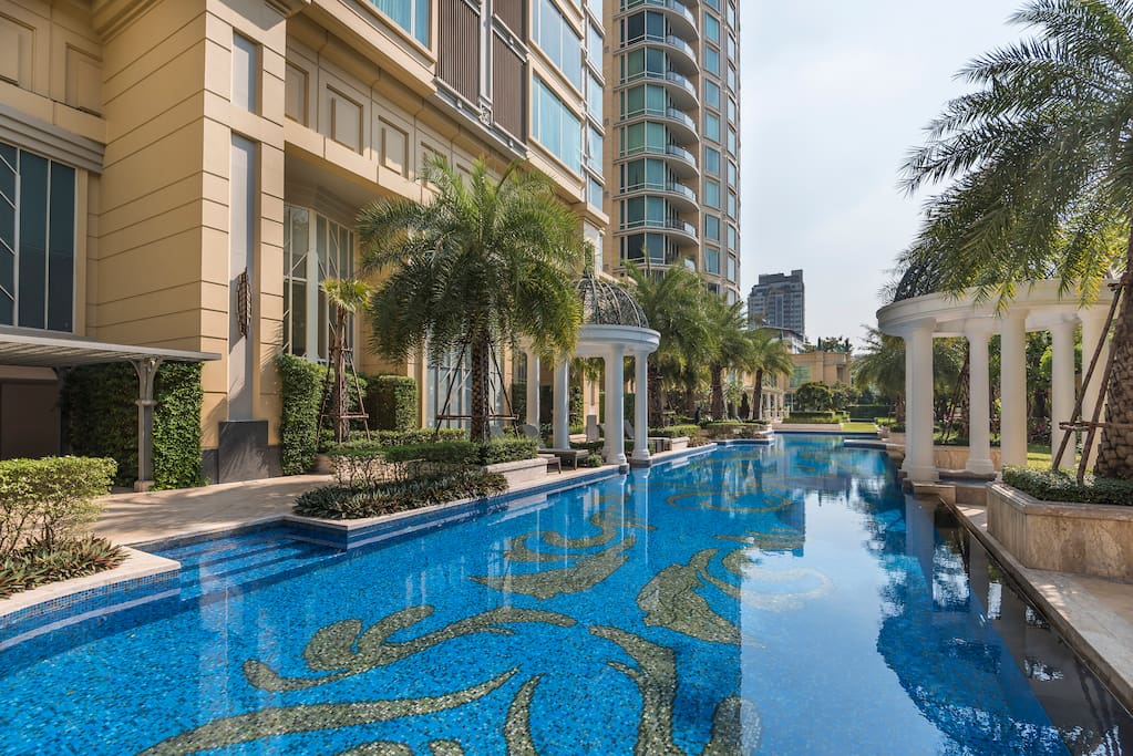 Welcome to my apartment at Royce Private Residences located in the heart of Bangkok!