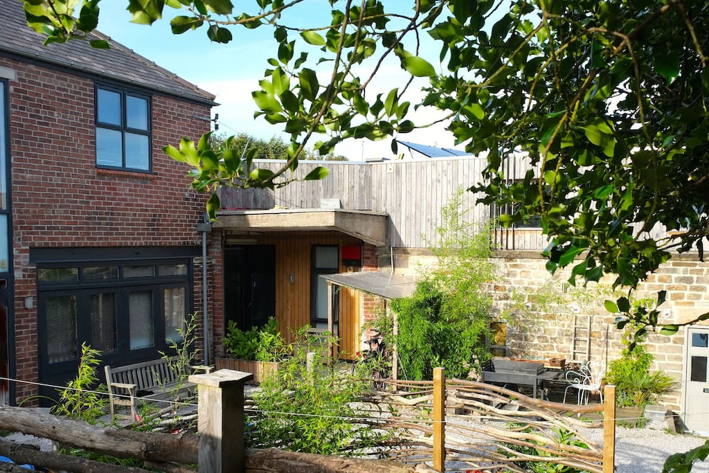 Set in private courtyard next to owners' house