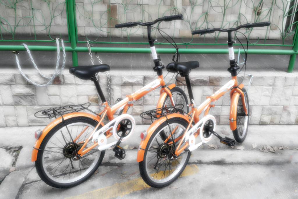 It's FREE rental bicycles!