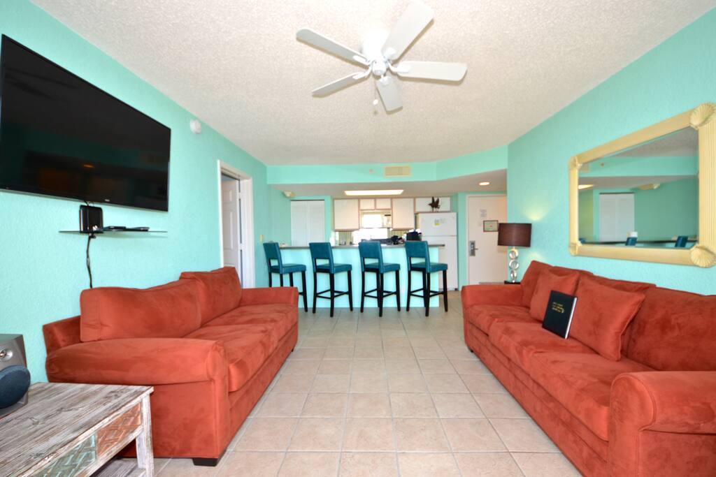 Patio to living room view