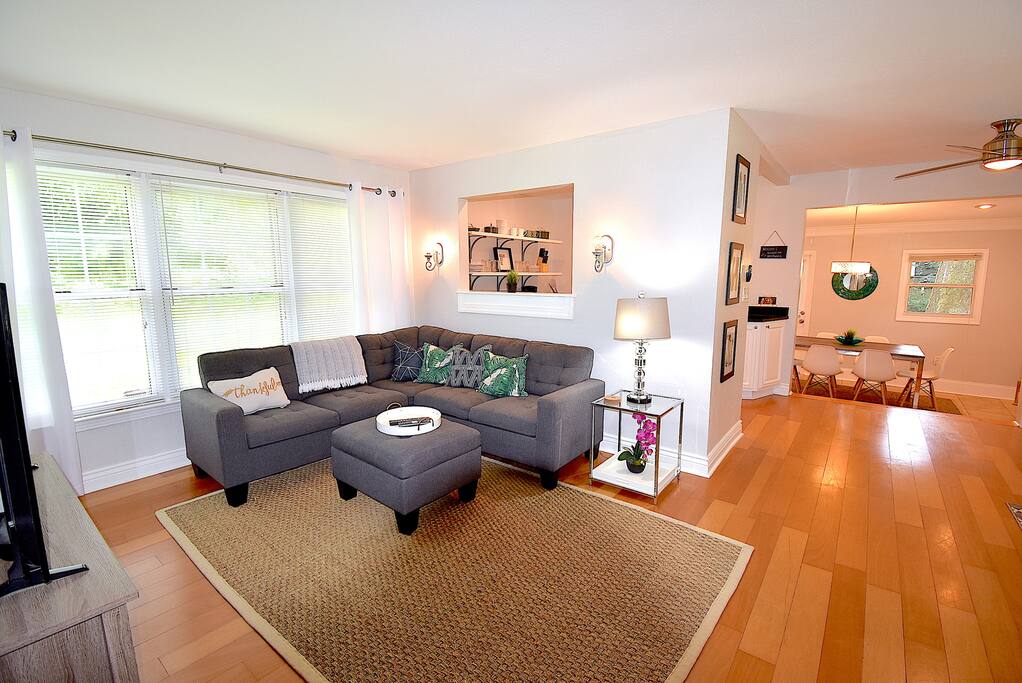 Large Living Room upstairs - open concept to enjoy your family time.