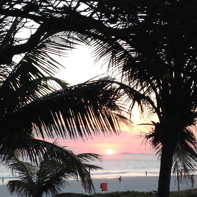Anoitecer na praia