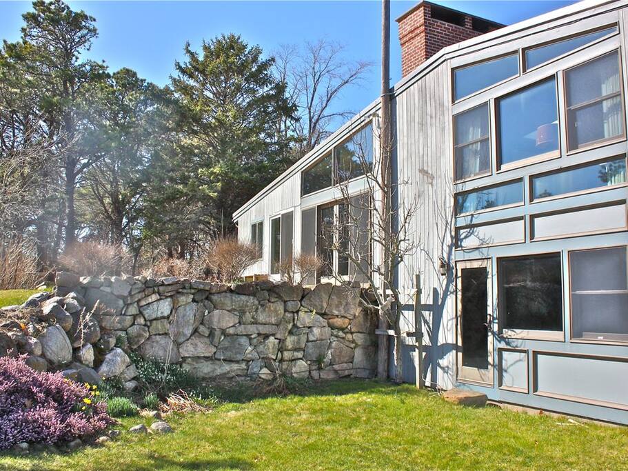 South side of house