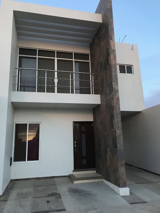Vista de la casa