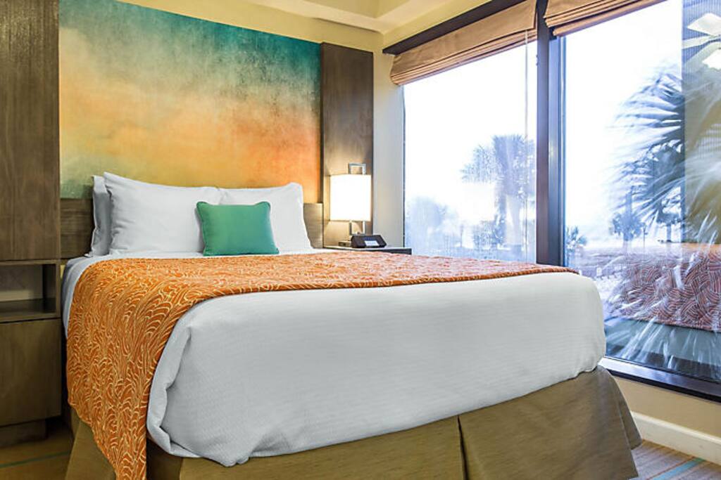 1 bedroom Queen size bed