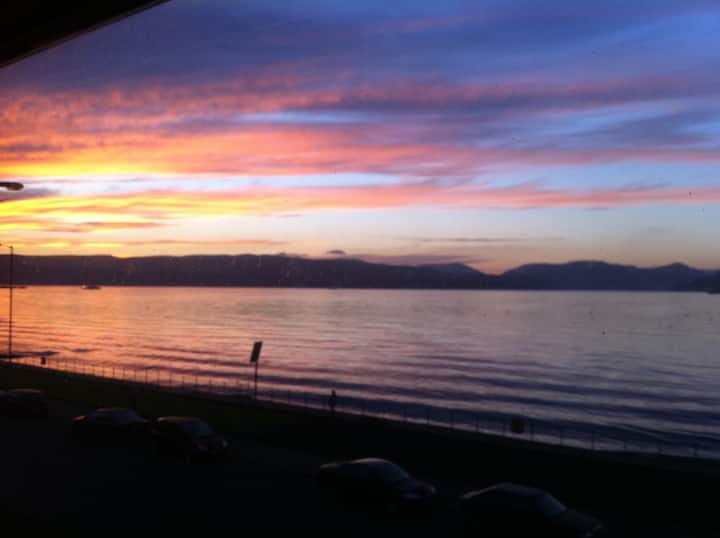 Beautiful coastal location; Ashburn Gate, Gourock