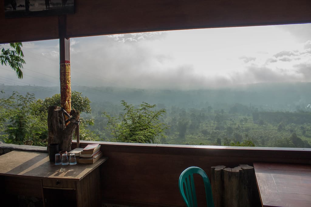 Feel free to use the kitchen in the front with an amazing view
