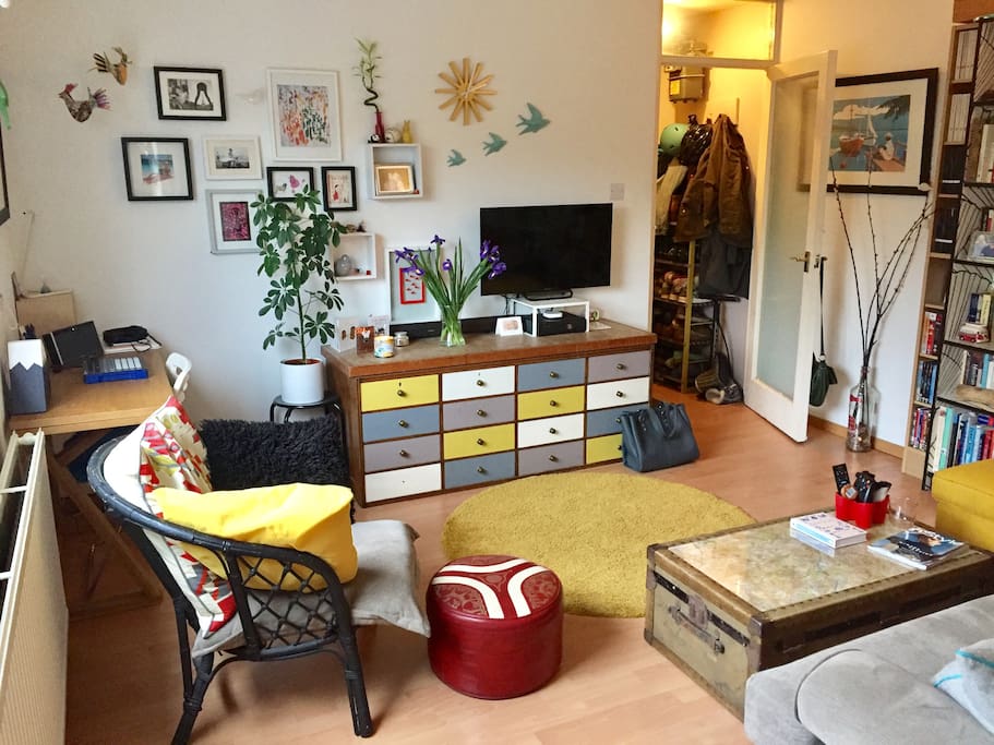Bright, spacious living room