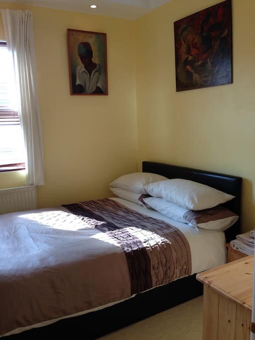 The bed is a large single.
