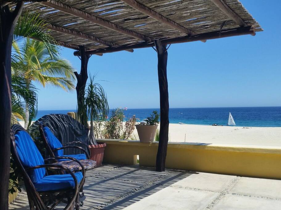 Relax under the shade and enjoy the view