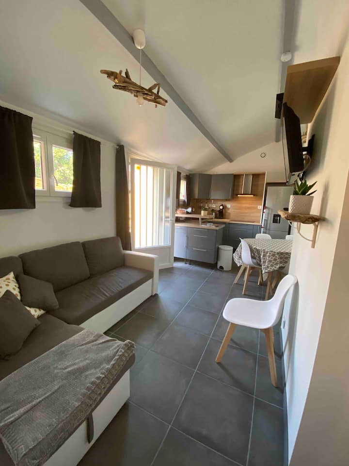 Maisonnette Centre Ville Avec Terrasse, 150m Océan - Mimizan