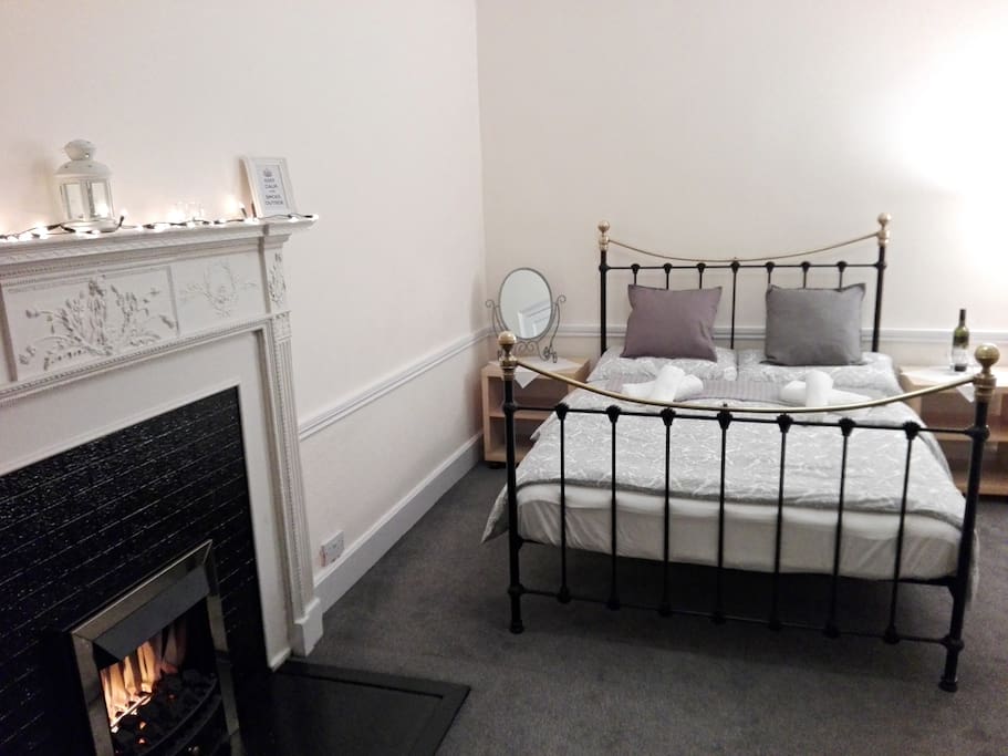 This beautiful fareplace is also part of your room.
