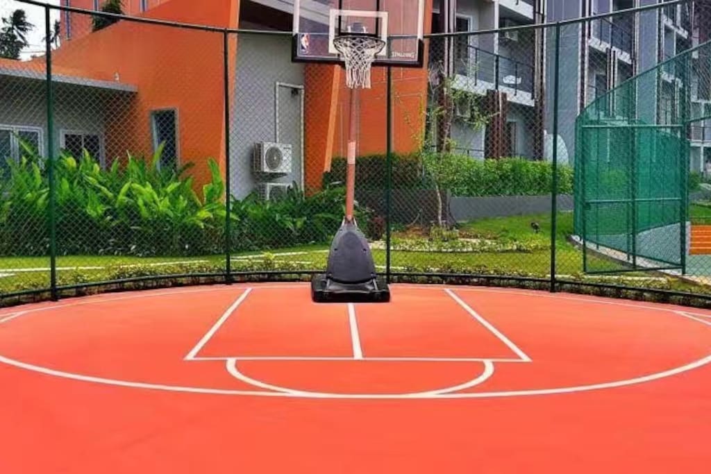 篮球场(the basketball court)