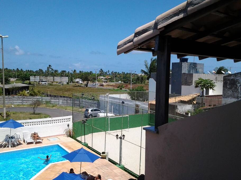 Vista da janela do dormitório
