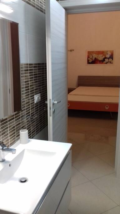 Vista dal bagno della prima camera da letto