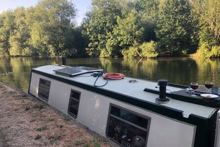 Half size canal boat 40ft.Beautiful central Oxford