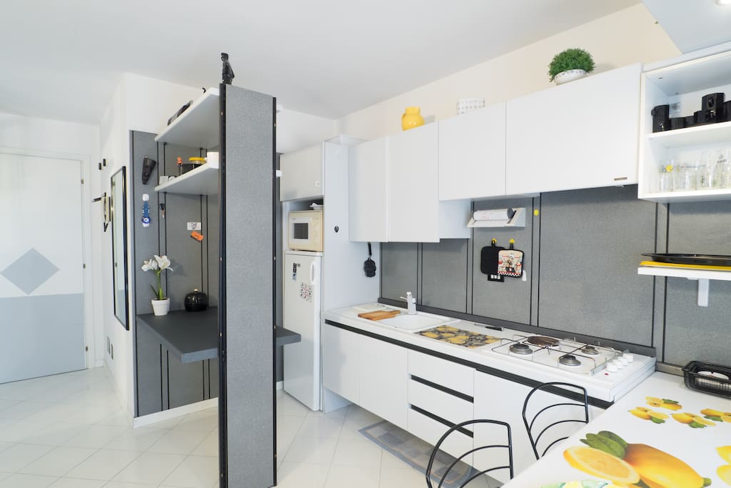 The house: living kitchen area