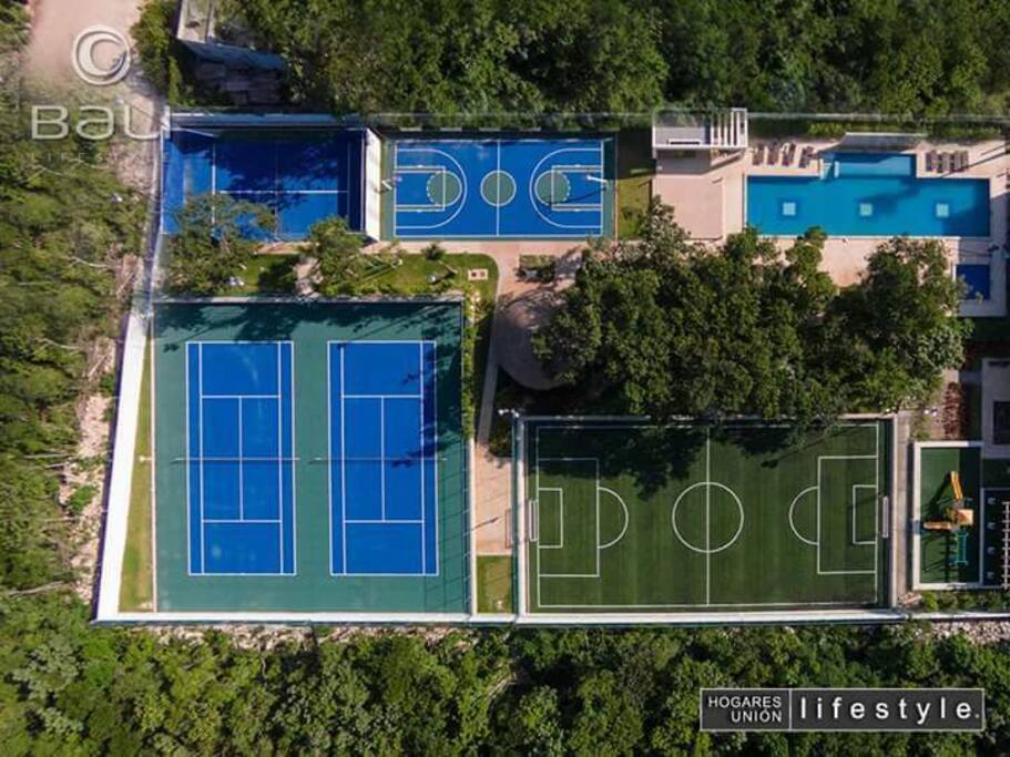 Canchas en casa club sport