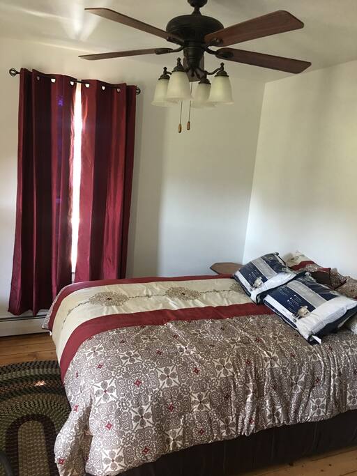 One of the bedrooms.