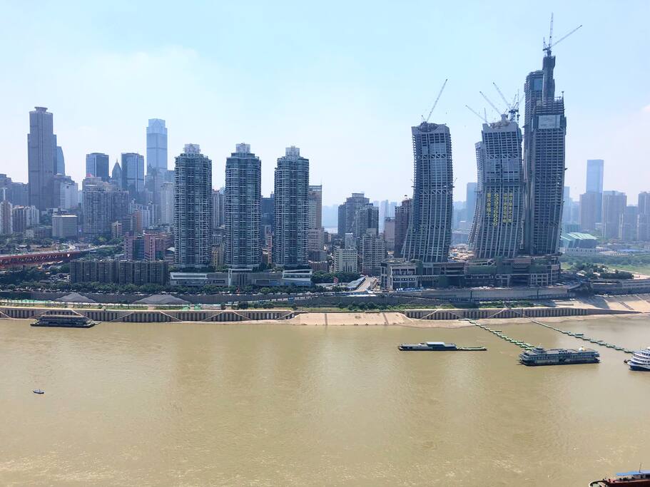 阳台上的风景