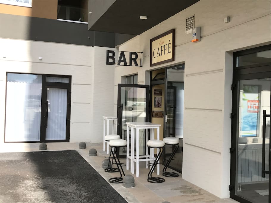 the BAR, your place for coffee and chill out drink