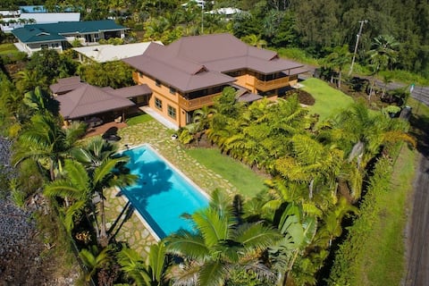 Villa Paraiso Hawaii Huge Pool & Hot Tub. Up to 12