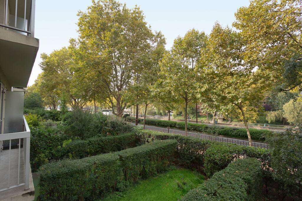 la vue du balcon
