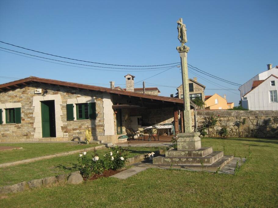 Jardín con frutales
